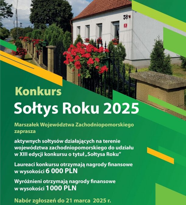 Rusza konkurs „SOŁTYS ROKU”